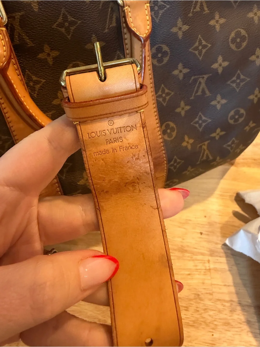 Louis Vuitton keepall 45. made in france FL0060.